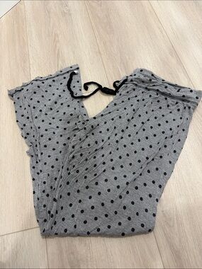 Honeydew Intimates Gray and Black Polka Dot Lounge Pants